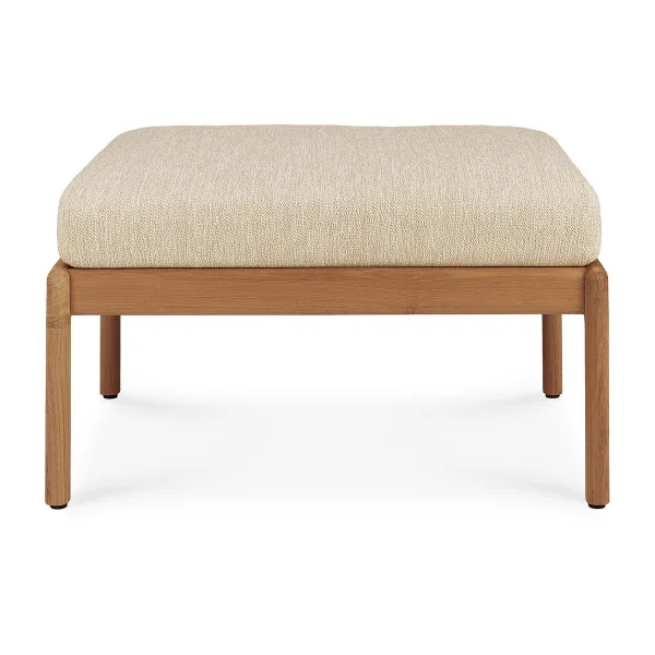 Ethnicraft Jack outdoor footstool teak Natural