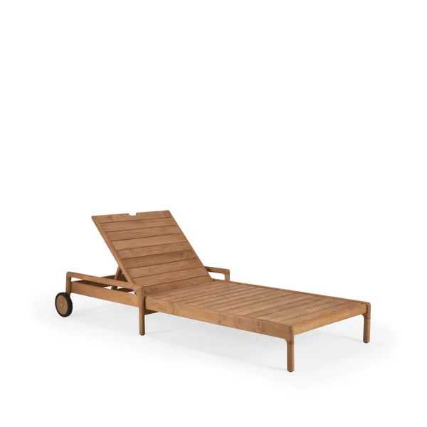 Ethnicraft Jack outdoor sunbed teak Excl. cushion