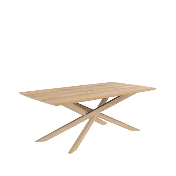 Ethnicraft Mikado dining table Oak wax oil 203x106 cm