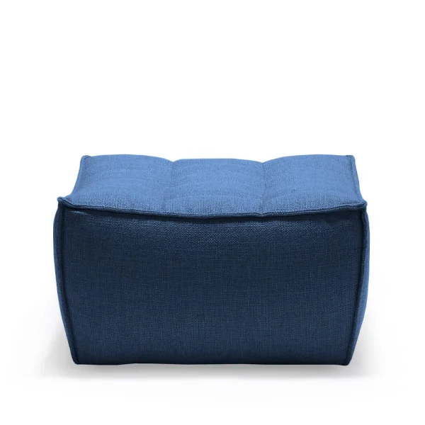 Ethnicraft N701 footstool 70x70 cm Blue