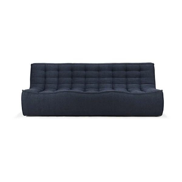 Ethnicraft N701 sofa 3 seater sofa Graphite Eco