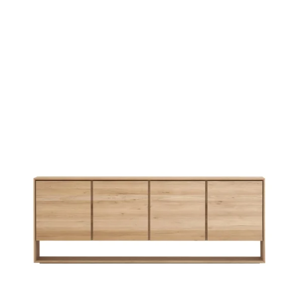 Ethnicraft Nordic sideboard Oiled oak 4 doors
