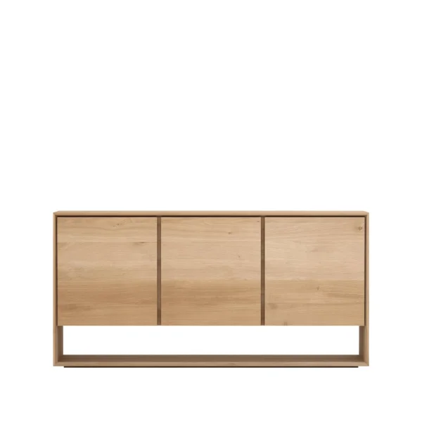 Ethnicraft Nordic sideboard Wax oiled oak 3 doors