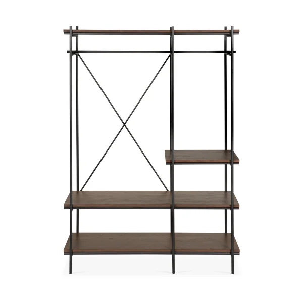 Ethnicraft Oscar hallway furniture Dark stained teak