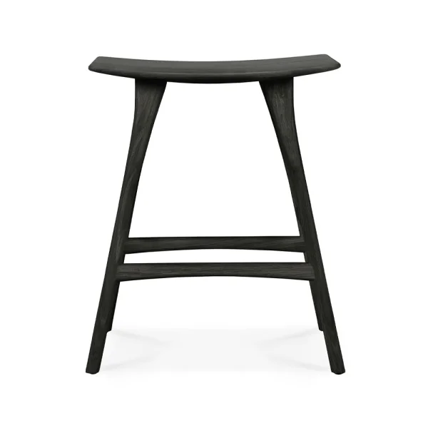 Ethnicraft Osso Counter high stool 67 cm Oak black