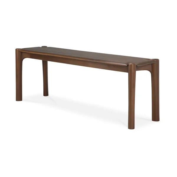 Ethnicraft PI bench 146x35 cm Lacquered teak brown