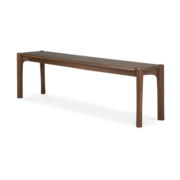 Ethnicraft PI bench 166x35 cm Lacquered teak brown