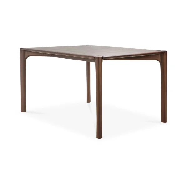 Ethnicraft PI Dining table 160x80 cm Lacquered teak brown