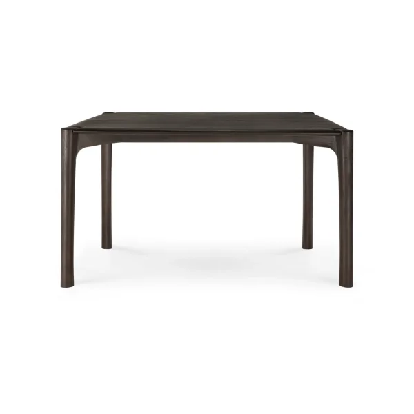 Ethnicraft PI Dining table Dark brown teak, 140x80 cm