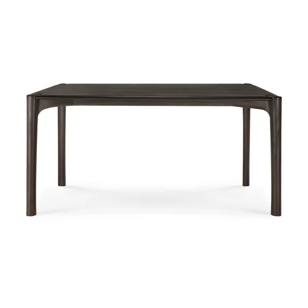Ethnicraft PI Dining table Dark brown teak, 160x80 cm