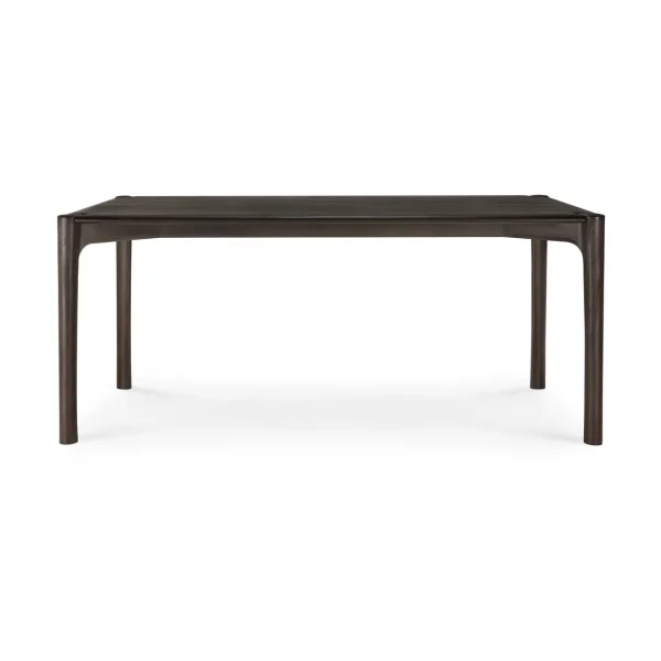 Ethnicraft PI Dining table Dark brown teak, 180x90 cm