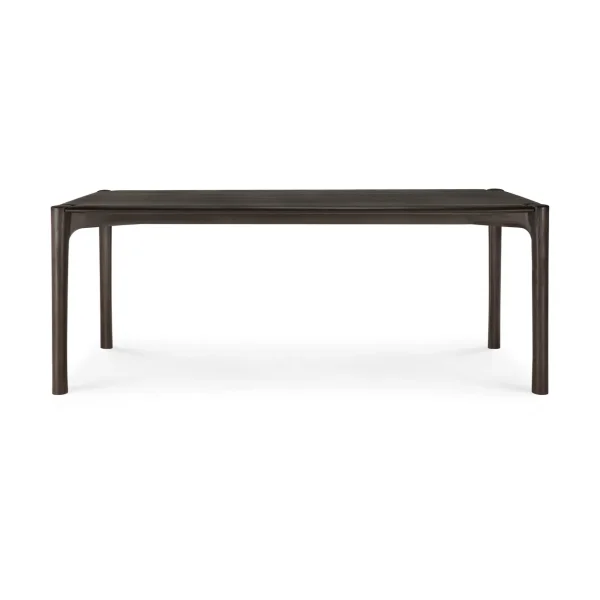 Ethnicraft PI Dining table Dark brown teak, 200x95 cm