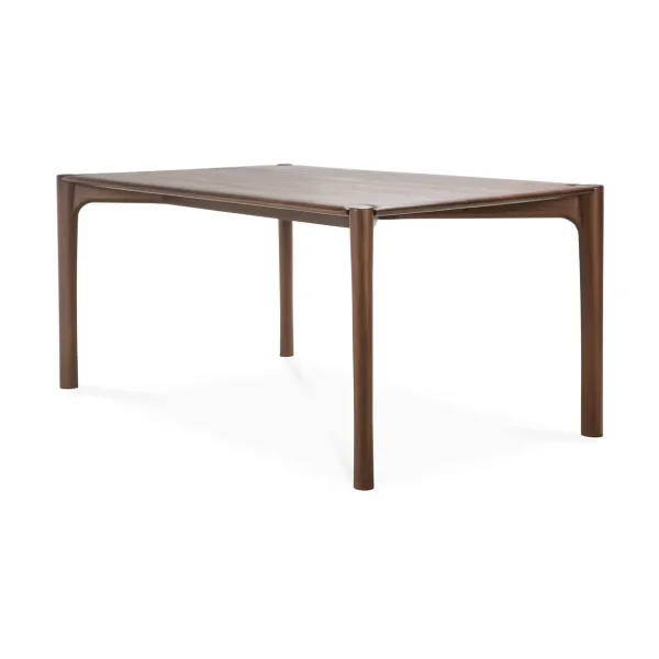 Ethnicraft PI Dining table Lacquered teak brown, 200x95 cm