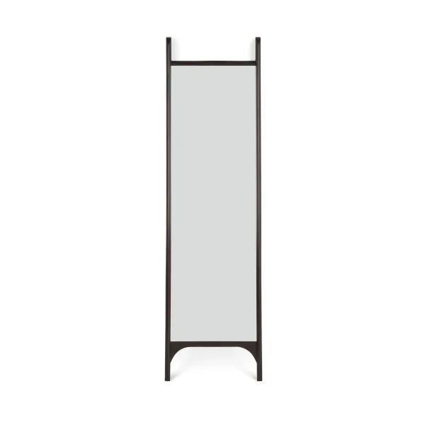 Ethnicraft PI floor mirror 55x190 cm Dark brown stained mahogany