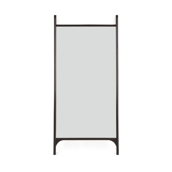 Ethnicraft PI floor mirror 80x200 cm Dark brown stained mahogany