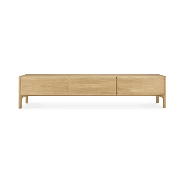 Ethnicraft PI media bench Oak, 242 cm