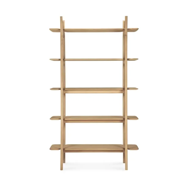 Ethnicraft PI shelf Oak-5 shelves, 110x187 cm