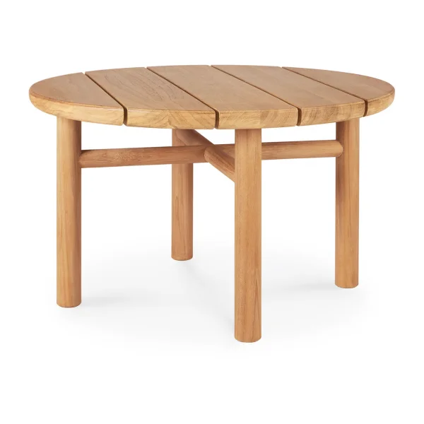 Ethnicraft Quatro outdoor coffee table teak Ø59 cm → Ø59 cm