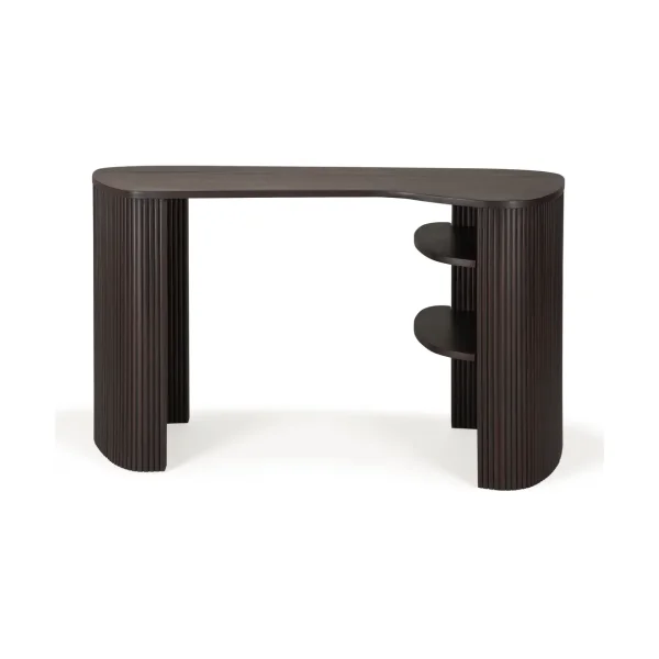 Ethnicraft Roller Max desk Dark brown mahogany