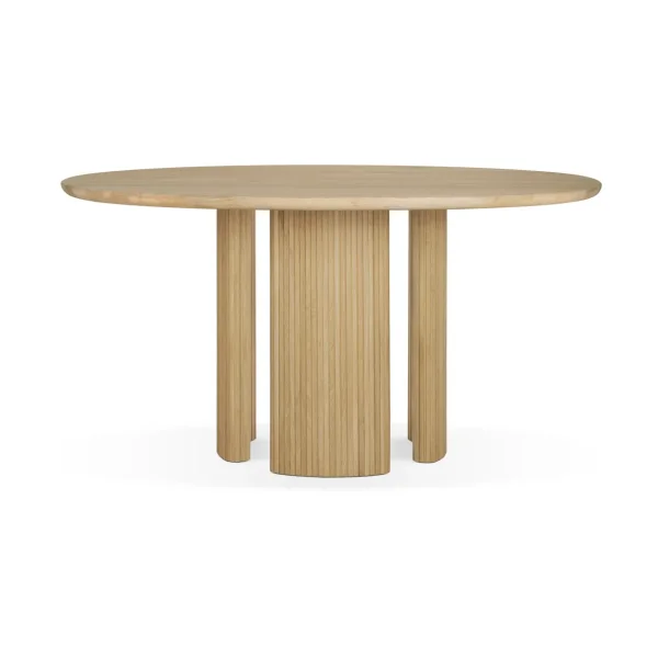 Ethnicraft Roller Max mat table Oak, Ø150 cm