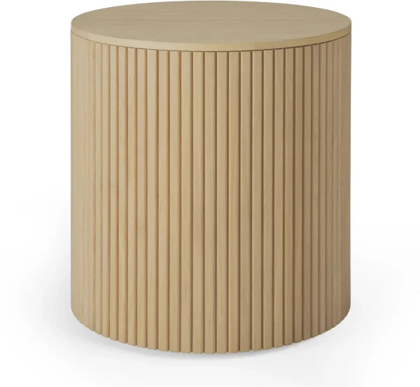 Ethnicraft Roller Max side table Oak, round