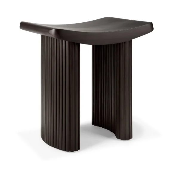 Ethnicraft Roller Max stool Mahogany dark brown
