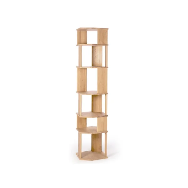 Ethnicraft Stairs Column shelf Oak wax oil 204x45 cm