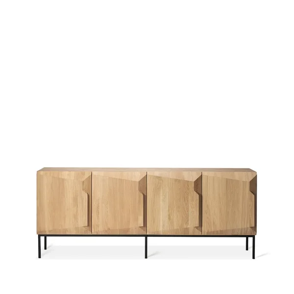 Ethnicraft Stairs sideboard 4 doors Oak 200x80x46 cm