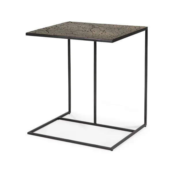 Ethnicraft Triptic side table 51x45 cm Whiskey-Black