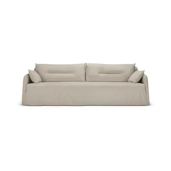 Ethnicraft Weave sofa with removable cover Bone, 3 seater
