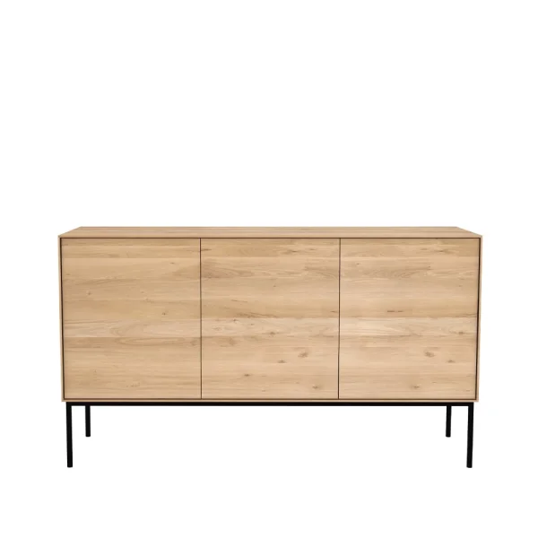 Ethnicraft Whitebird sideboard Oak-Metal 3 doors