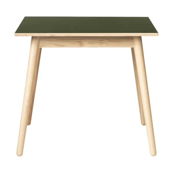 FDB Møbler C35A dining table 82x82 cm Olive linoleum-oak nature waterbased laquer