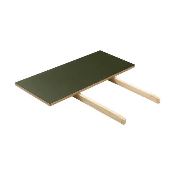 FDB Møbler C35L extension leaf 82x37 cm Olive linoleum-oak natural water-based lacquer