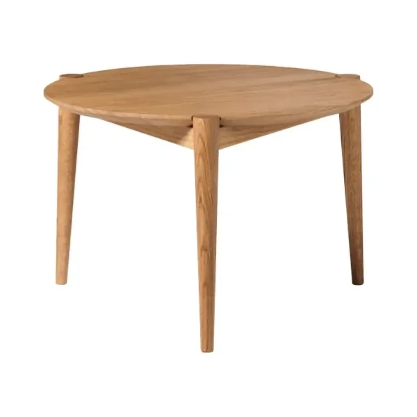 FDB Møbler D102 Søs coffee table Ø55 cm Oak solid oiled