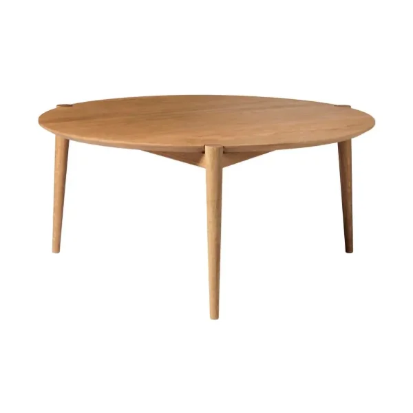 FDB Møbler D102 Søs coffee table Ø85 cm Oak solid oiled