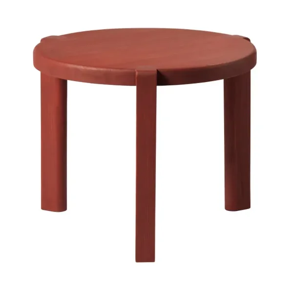 FDB Møbler D108 Ragnesminde coffee table Ø48 cm Carmine red