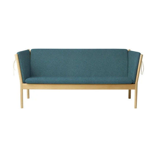 FDB Møbler J149 sofa Fabric green-lacquered oak, 3-seater