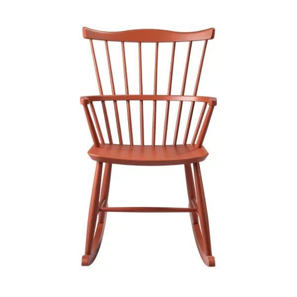 FDB Møbler J52G rocking chair Brick red