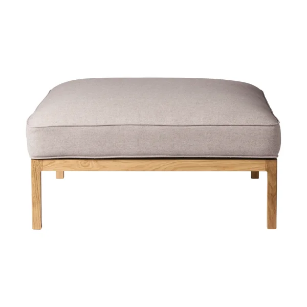 FDB Møbler L37 7-9-13 sofa module, pouf 90 cm Stone-lacquered oak