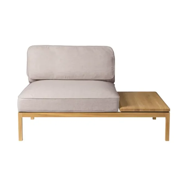 FDB Møbler L37 7-9-13 sofa module, table right-hand 130 cm Stone-lacquered oak