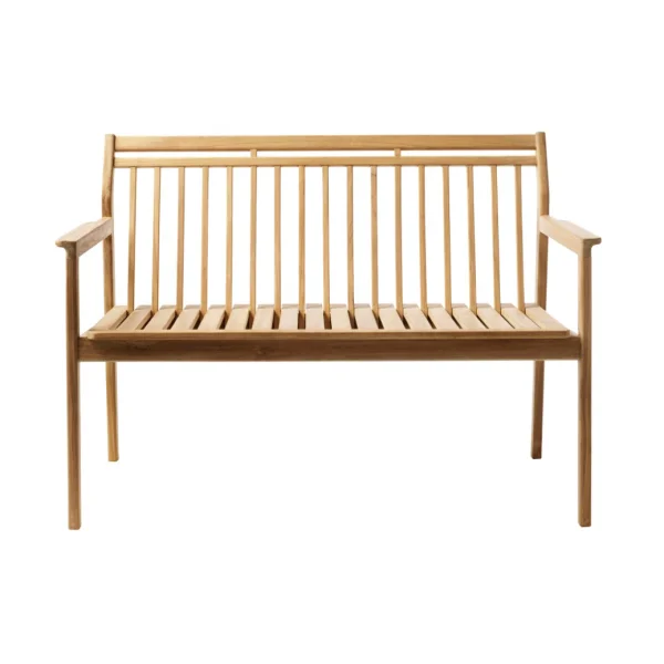 FDB Møbler M12 Sammen 2-seater bench Teak-nature oiled