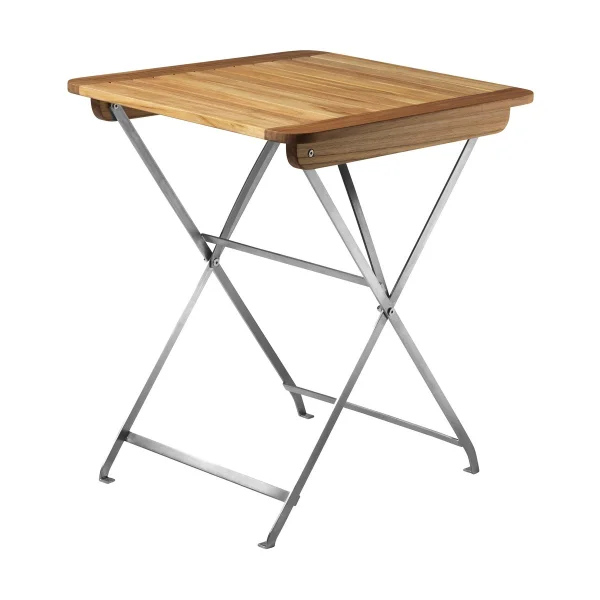 FDB Møbler M26 Lilleø balcony table Teak-stainless steel