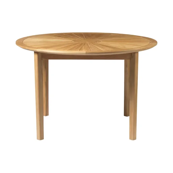 FDB Møbler M27 Sammen round garden table Ø120 cm Teak solid oiled