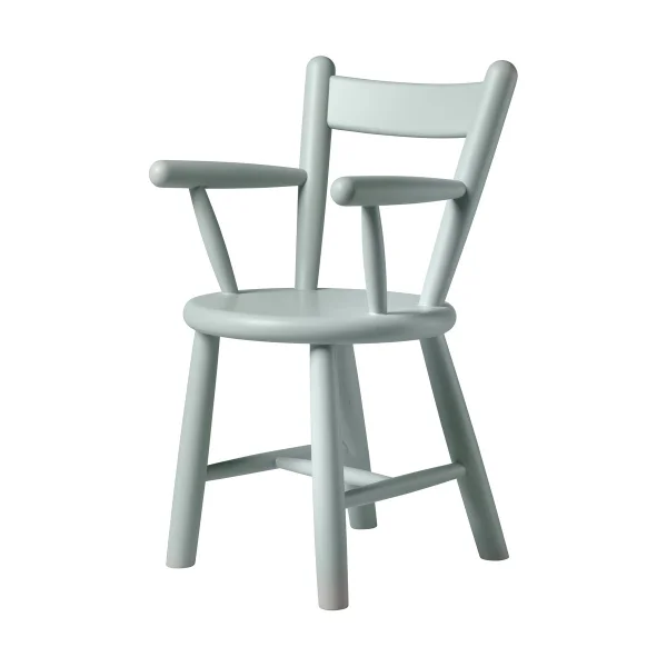FDB Møbler P9 children's chair Blue grey.