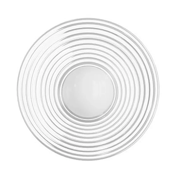 FDB Møbler U12 Sletterhage wall lamp Aluminium-opal glass, fixed installation