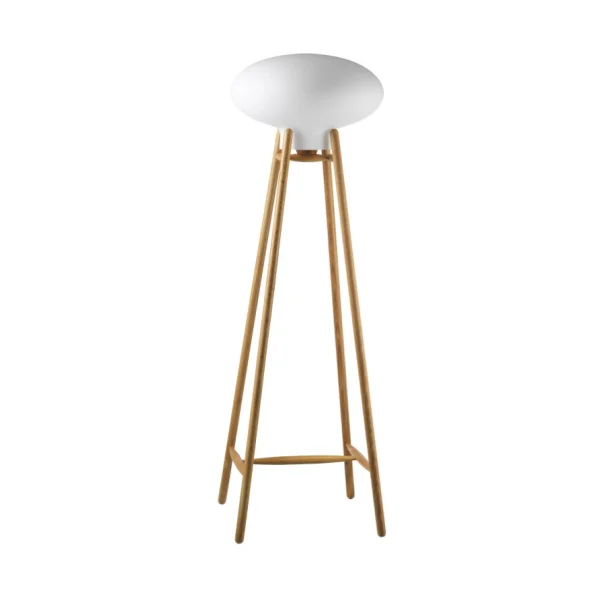 FDB Møbler U5 Hiti floor lamp Opal glass-oak nature lacquered