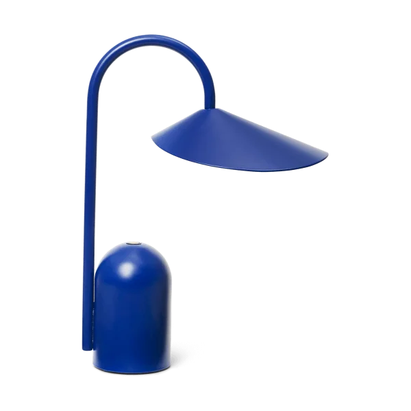 ferm LIVING Arum portable lamp Bright Blue