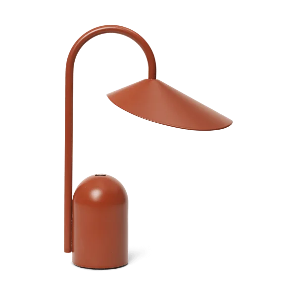 ferm LIVING Arum portable lamp Oxide Red