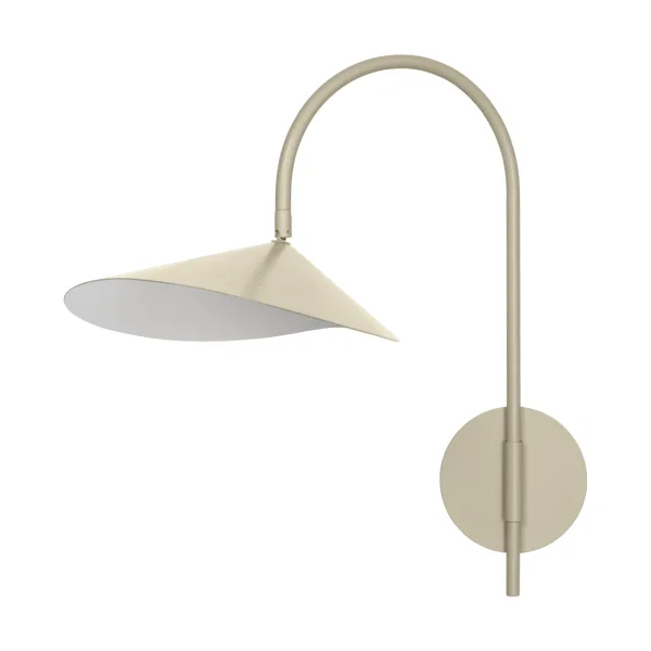 Ferm Living Arum swivel wall lamp hardwired installation Cashmere