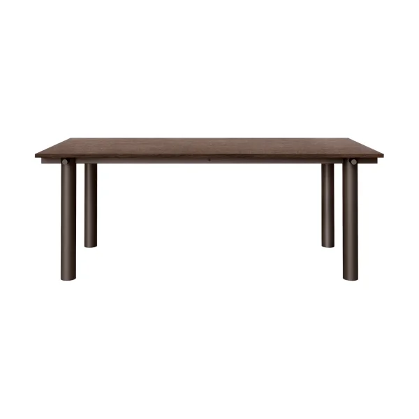 Ferm Living Atura dining table Dark chocolate-dark stained oak, 90x200 cm